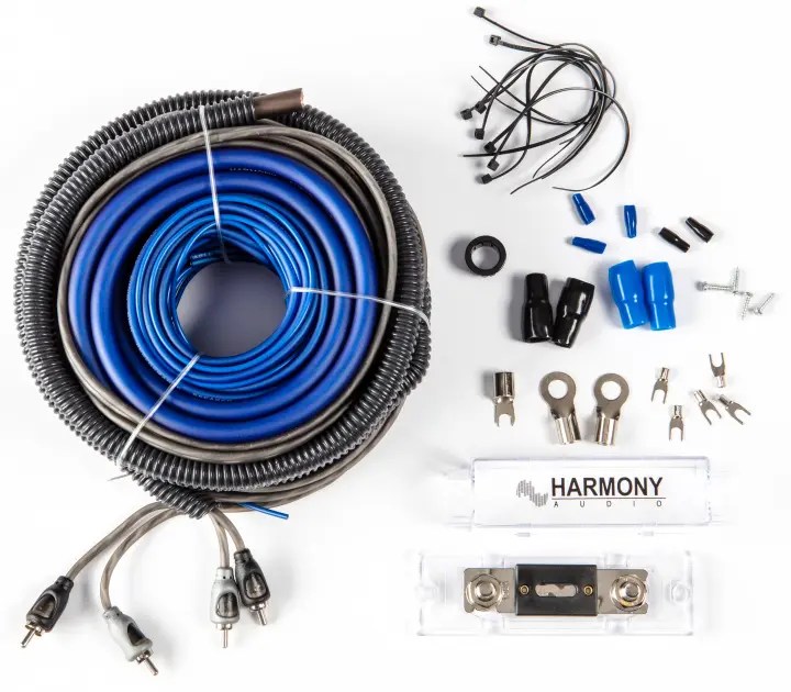 Harmony Audio HAAK4 Car Stereo Complete 4 Gauge 1800W Amp Amplifier Install Kit HAAK4