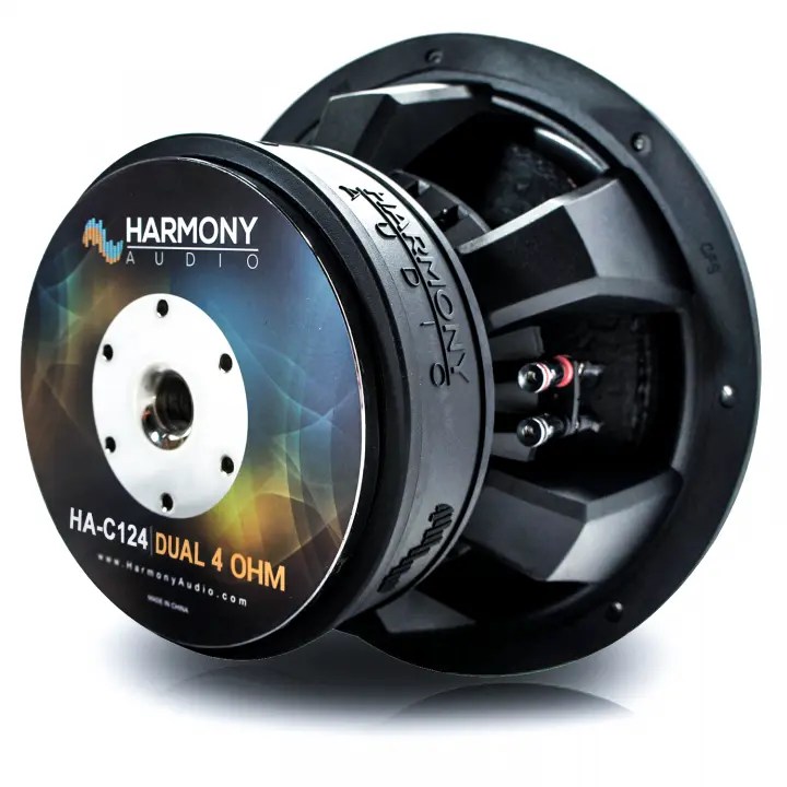 Harmony Audio HAC124 Car Stereo Competition Carbon 12" Sub 2200W Dual