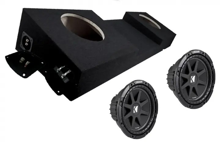 Kicker 43C104 10" Comp C10 Series Sub and TRUCK572X10 Custom Dual 10