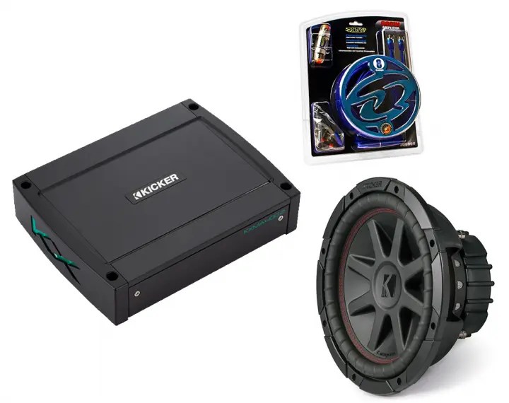 Kicker 43CVR102 10" CompVR CVR10 Series 400W RMS 2 Ohm Sub, Kicker