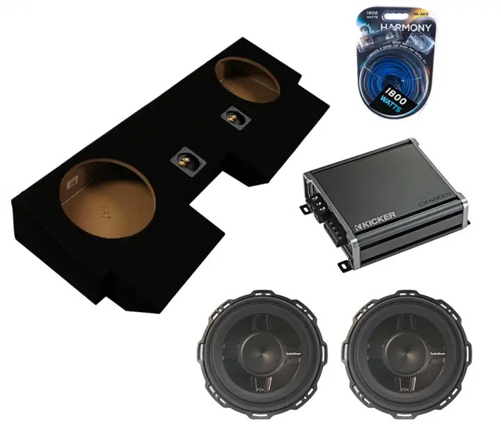 Rockford Fosgate P3SD210 Punch P3S 10" Shallow Mount Subwoofer Dual