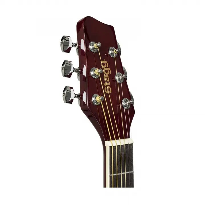 Stagg SA20D NAT Natural Finish Basswood Top Dreadnought Acoustic Guitar