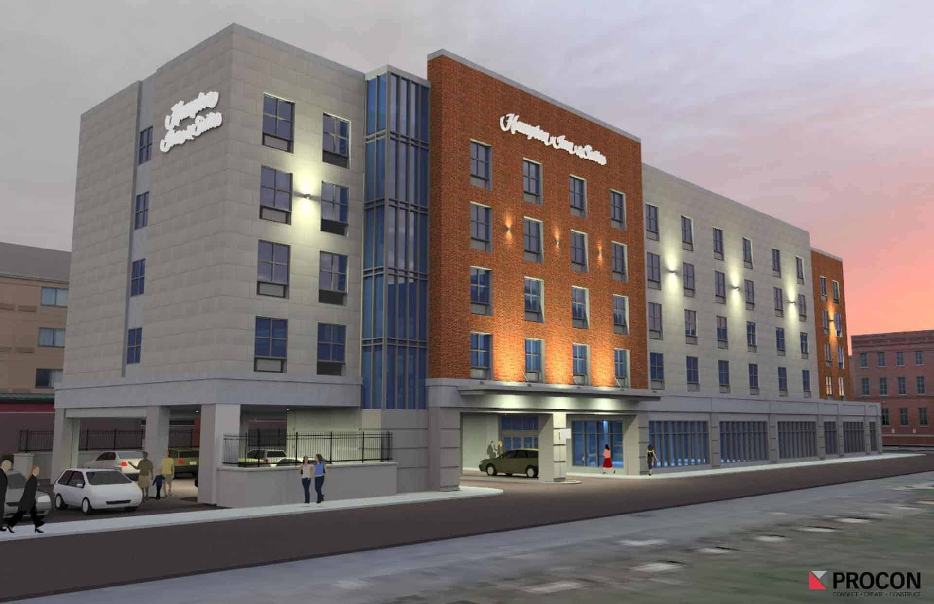 New 11.5M Hampton Inn & Suites Hotel Project Under Way in Worcester