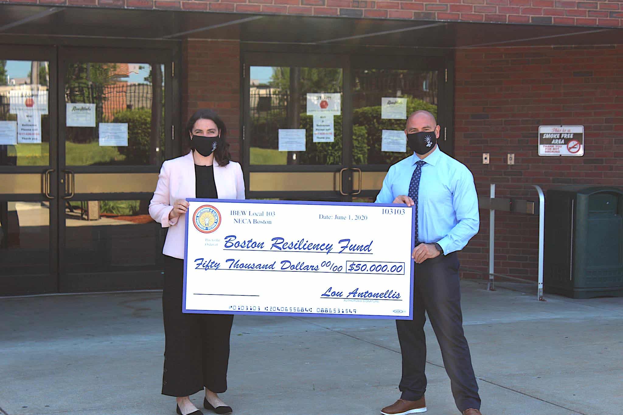IBEW Local 103 and NECA Donate to Relief Fund HighProfile Monthly
