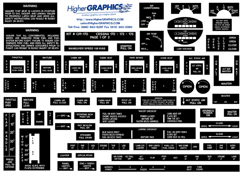 Interior Kits Higher Graphics, Your Source for Airplane Decals