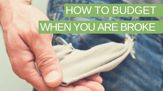 How to Budget When You are Broke High Five Dad