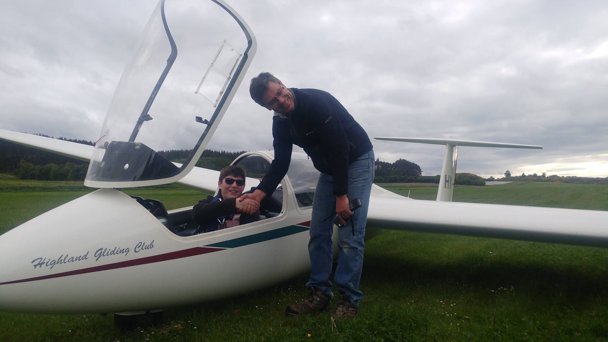 Highland Gliding Club Patrick Strachan Solo