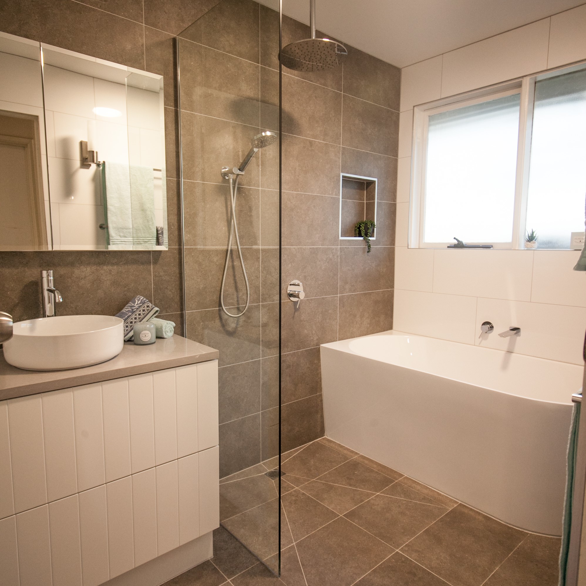 Mark and Tash’s WellDeserved Renovation Highgrove Bathrooms