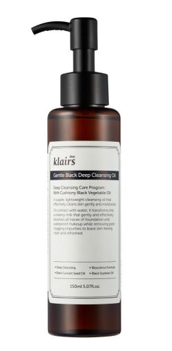 Klairs Gentle deep black cleansing oil