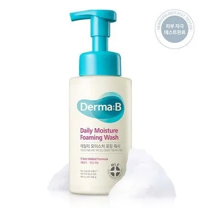 Derma B daily moisture foaming wash