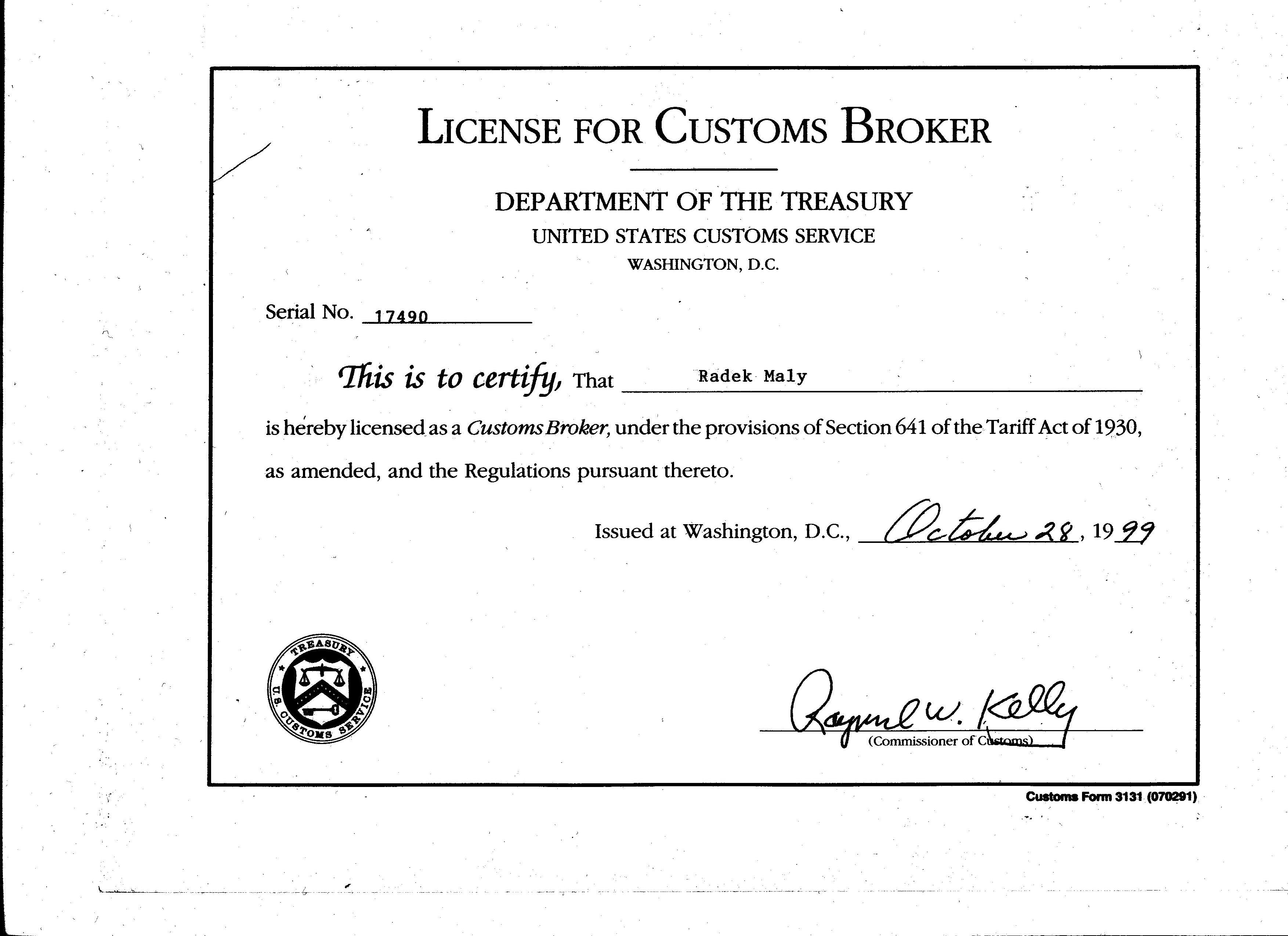 Licenses Highland Forwarding