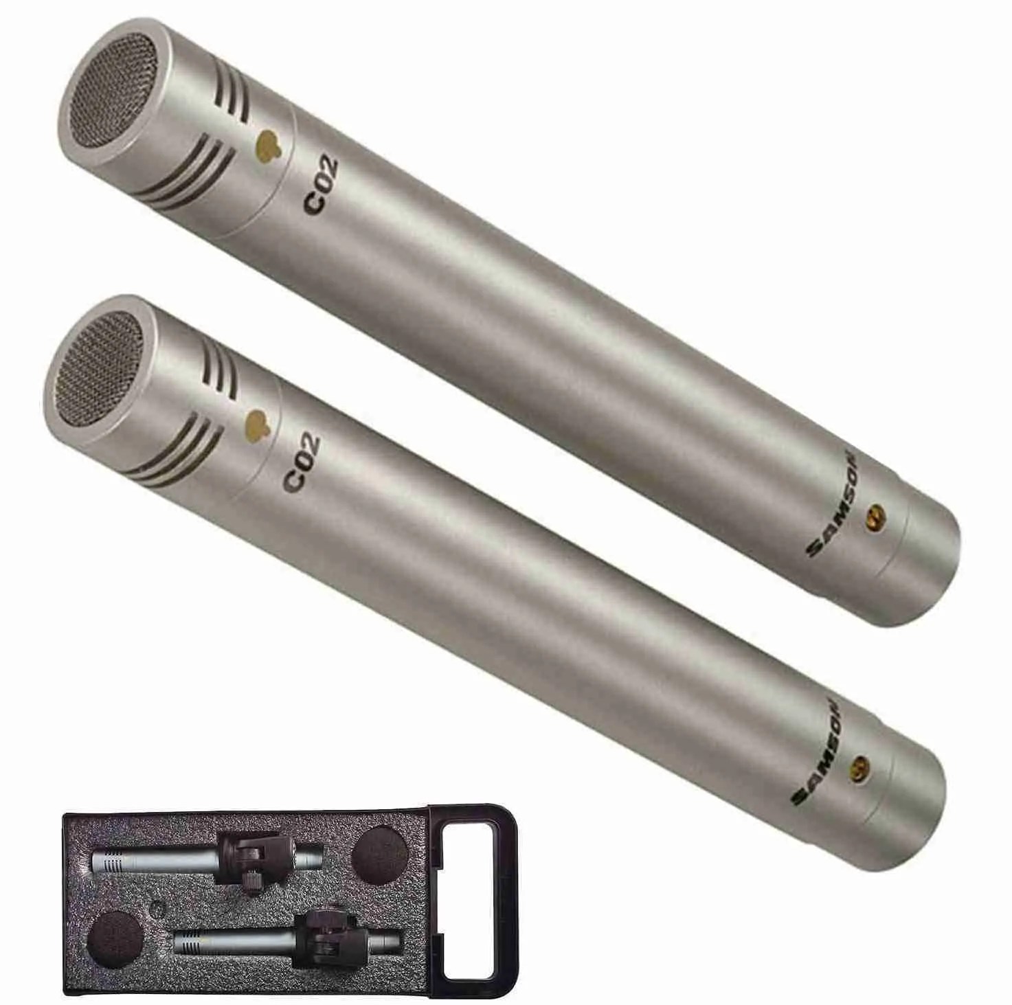 Samson C02 Pencil Condenser Microphones (Pair) HIGHO MUSIC