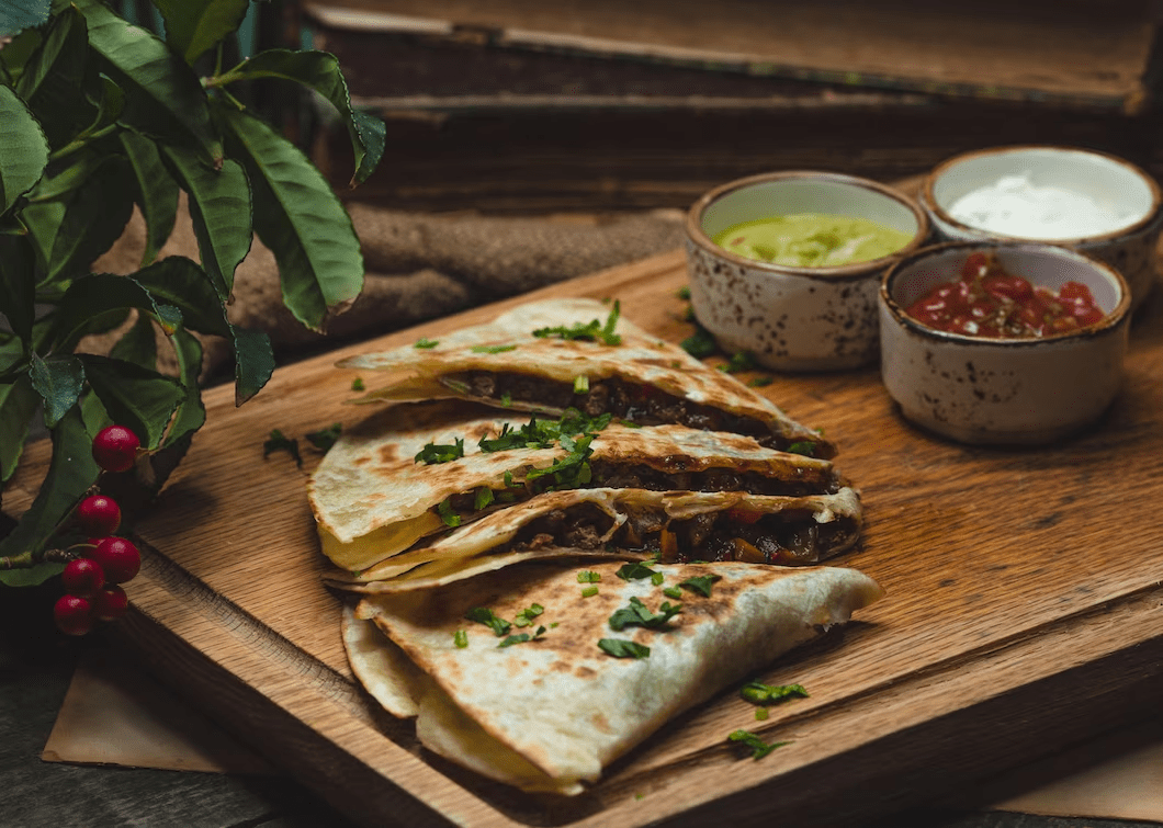 Japanese Teriyaki Chicken Quesadilla Recipe High On Chicken