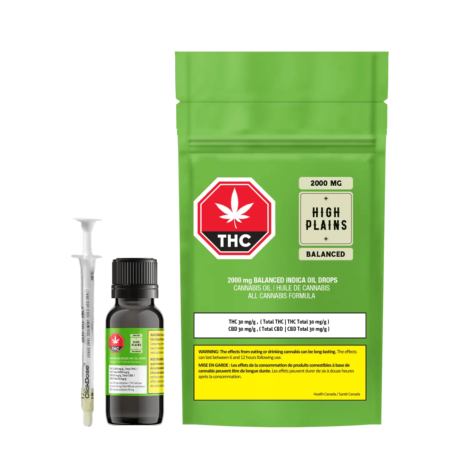 High Plains 2000mg Balanced Oil Drops 35ml