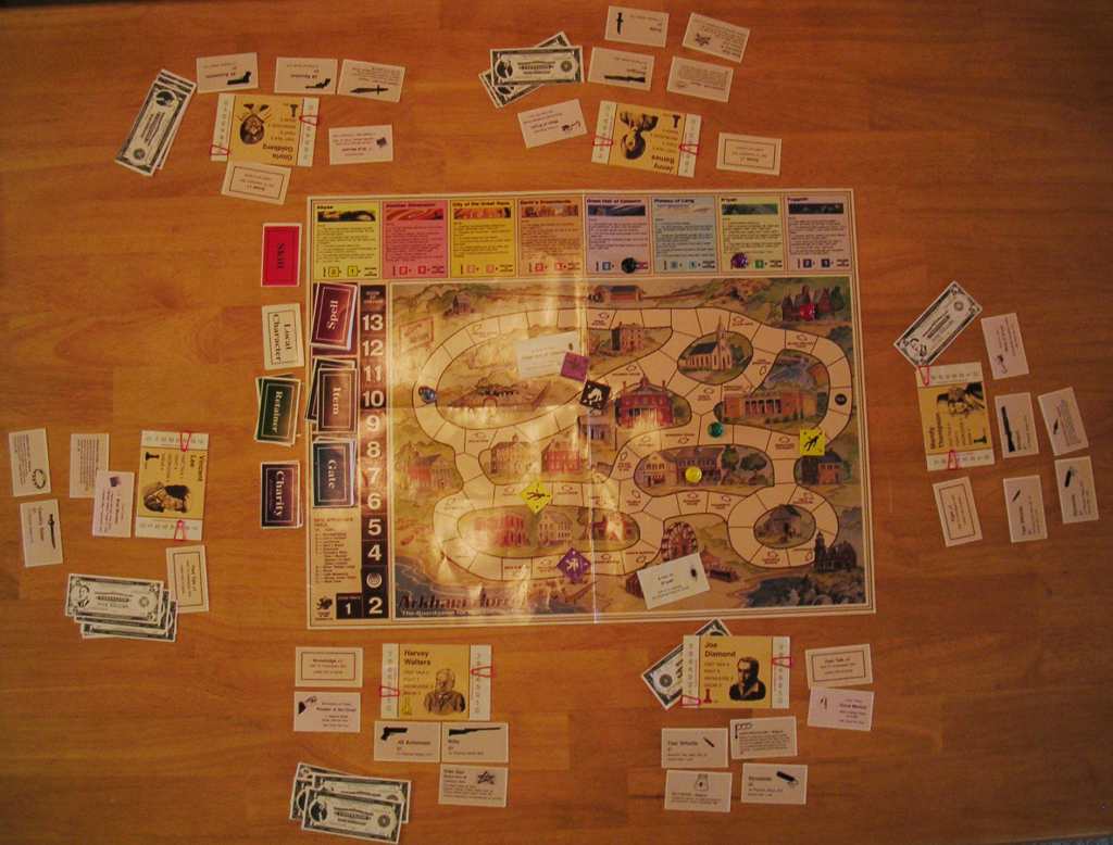 Arkham Horror, the 1987 and 2005 editions