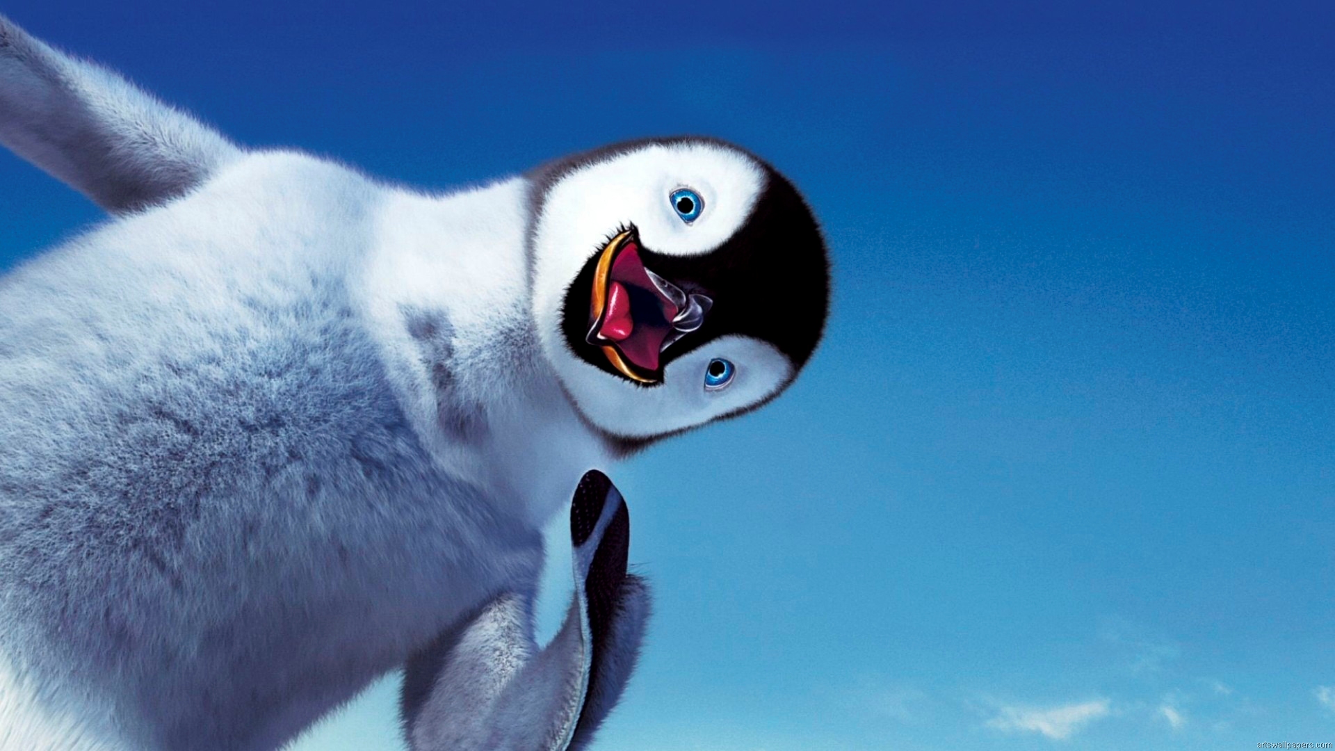 Adorable Cartoon Penguin HD Wallpapers