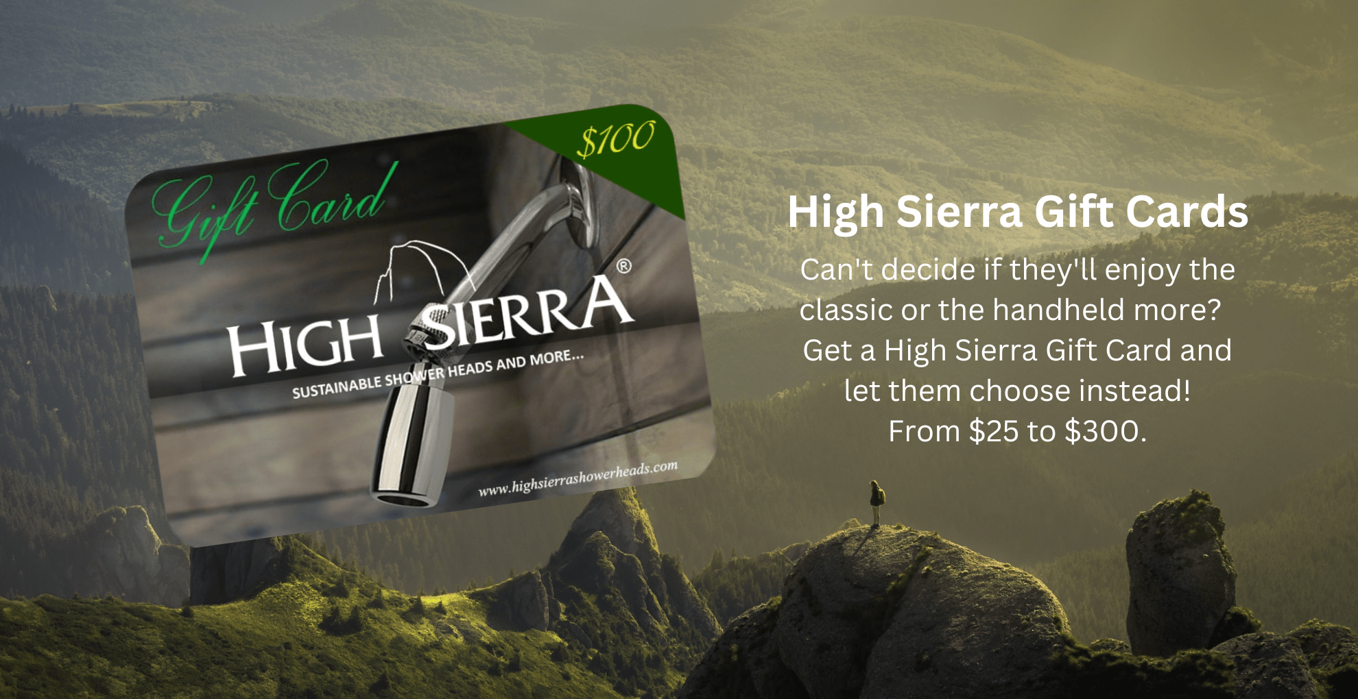 High Sierra Showerheads High Sierra Showerheads