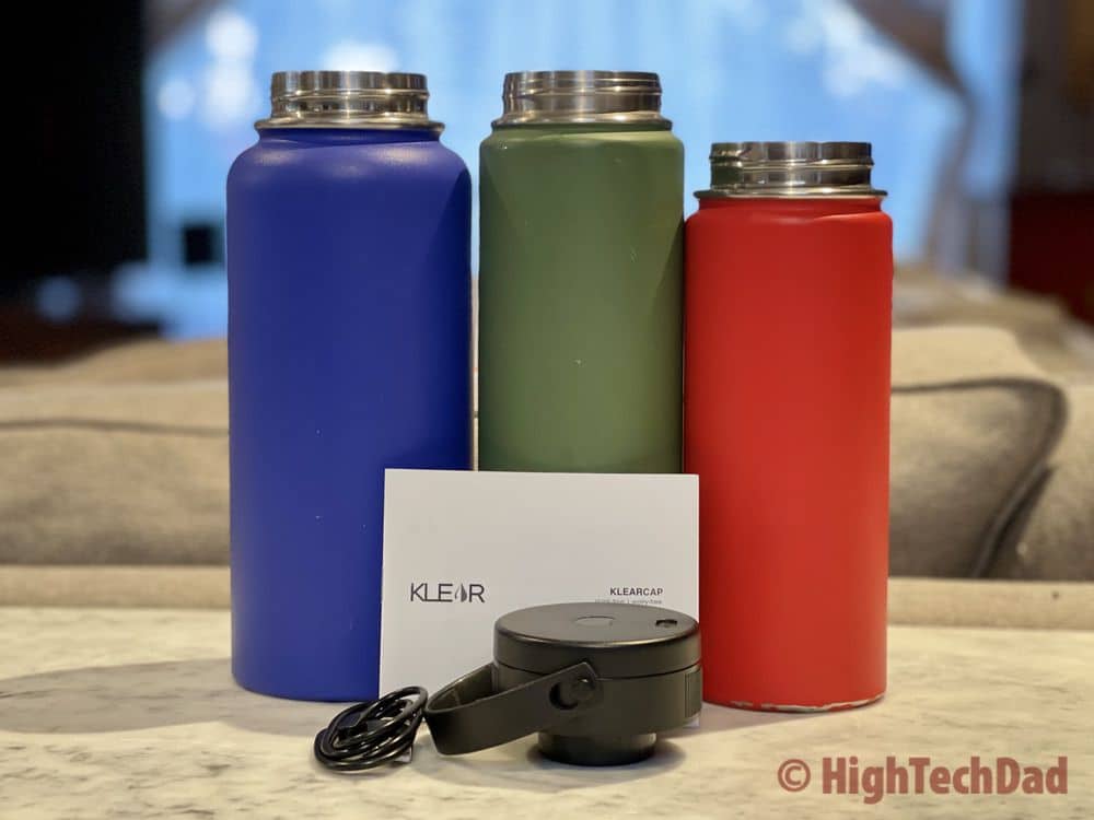 Klear Cap Review Get Rid of Stinky Water Bottle Smells HighTechDad™