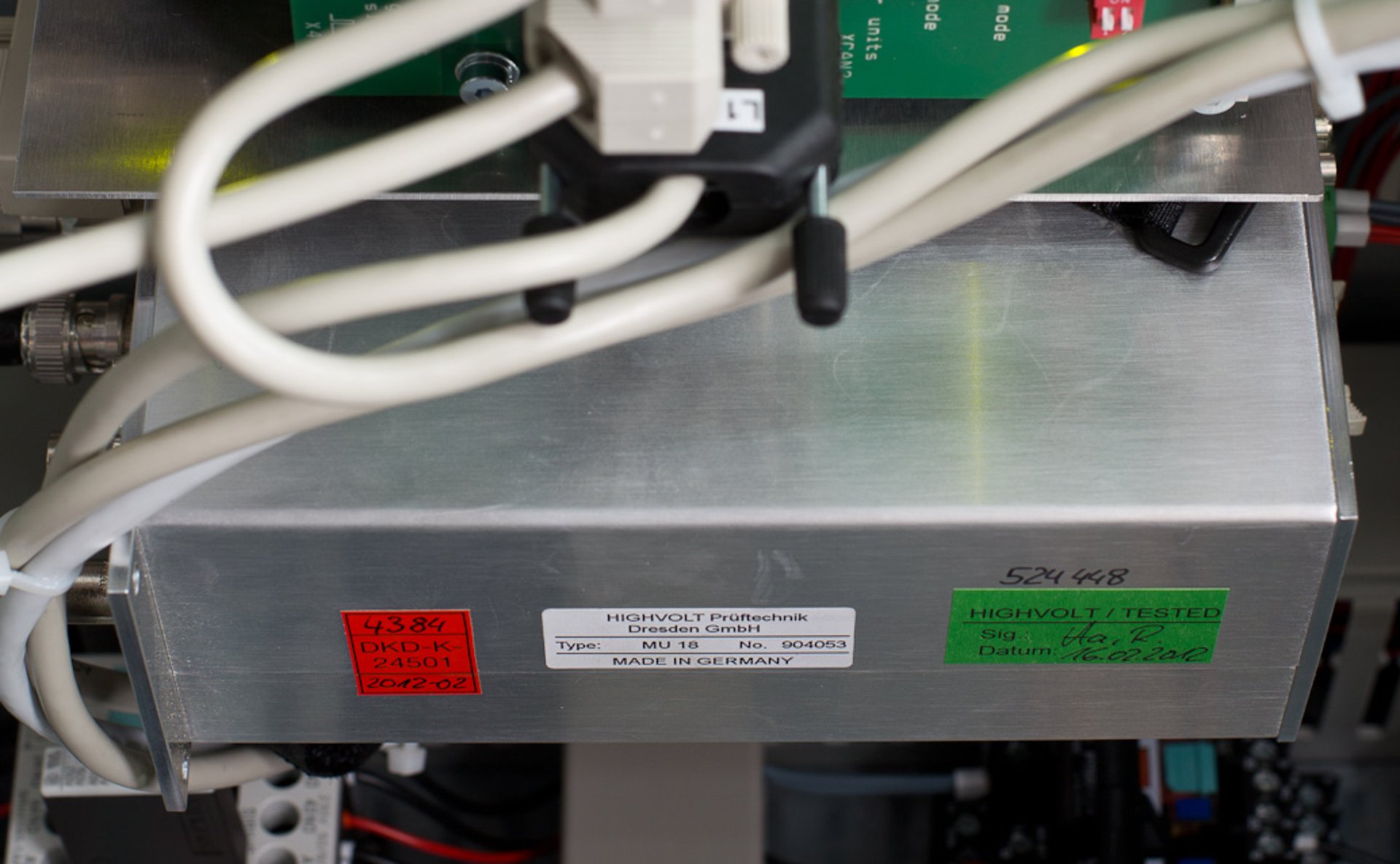 MU17 / MU18: HIGHVOLT Prüftechnik Dresden GmbH