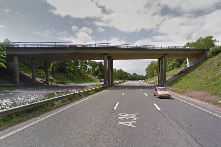 A38 work on £6.4 million bridge replacement scheme