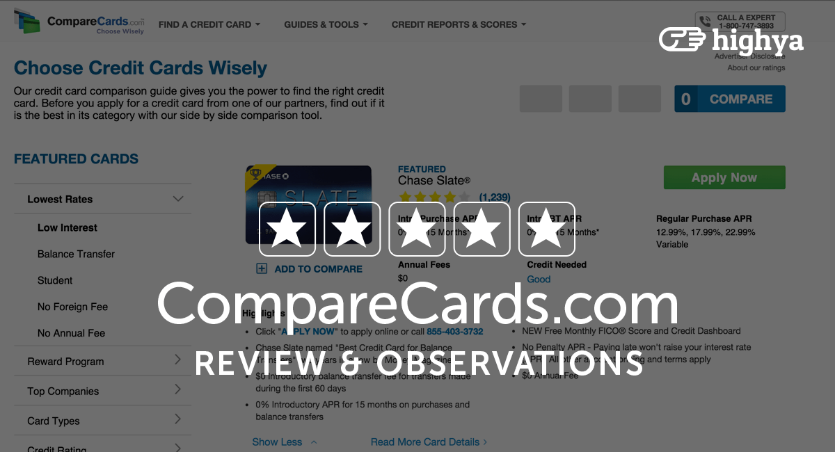 Best Rewards Credit Card Offers CompareCards.com