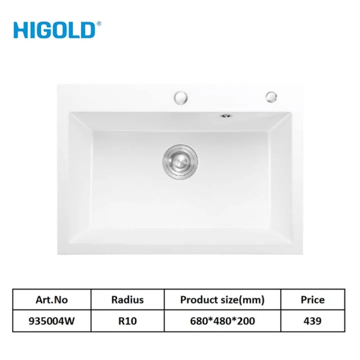 HIGOLD EMPEROR Quartz Single/Double Sink Kitchen & Wardrobe Hardware Supplier Singapore Higold