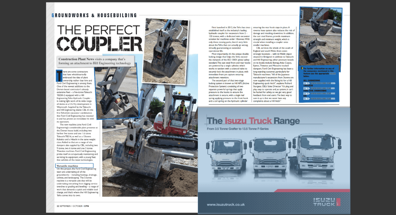 Ford Civil Engineering Form attachment to Hill Engineering Tefra Fully