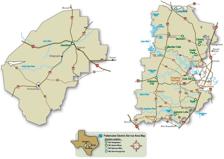 Utility & Service Providers in Texas (TX) Hill Country