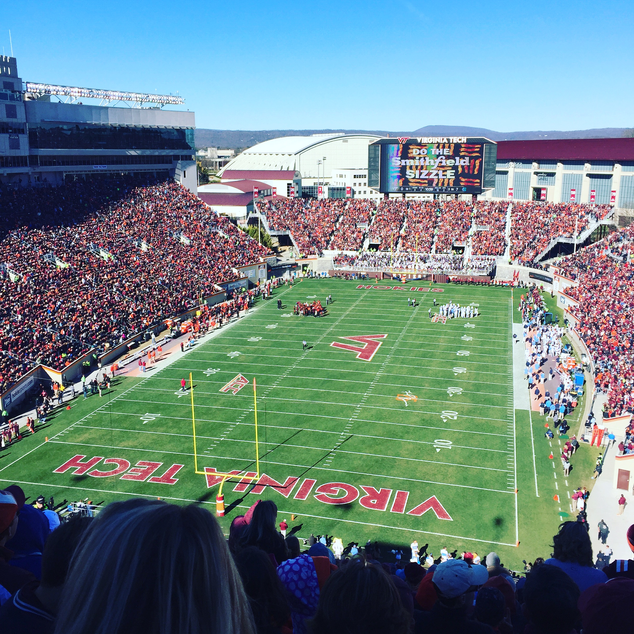 UNC Football on the Road Virginia Tech