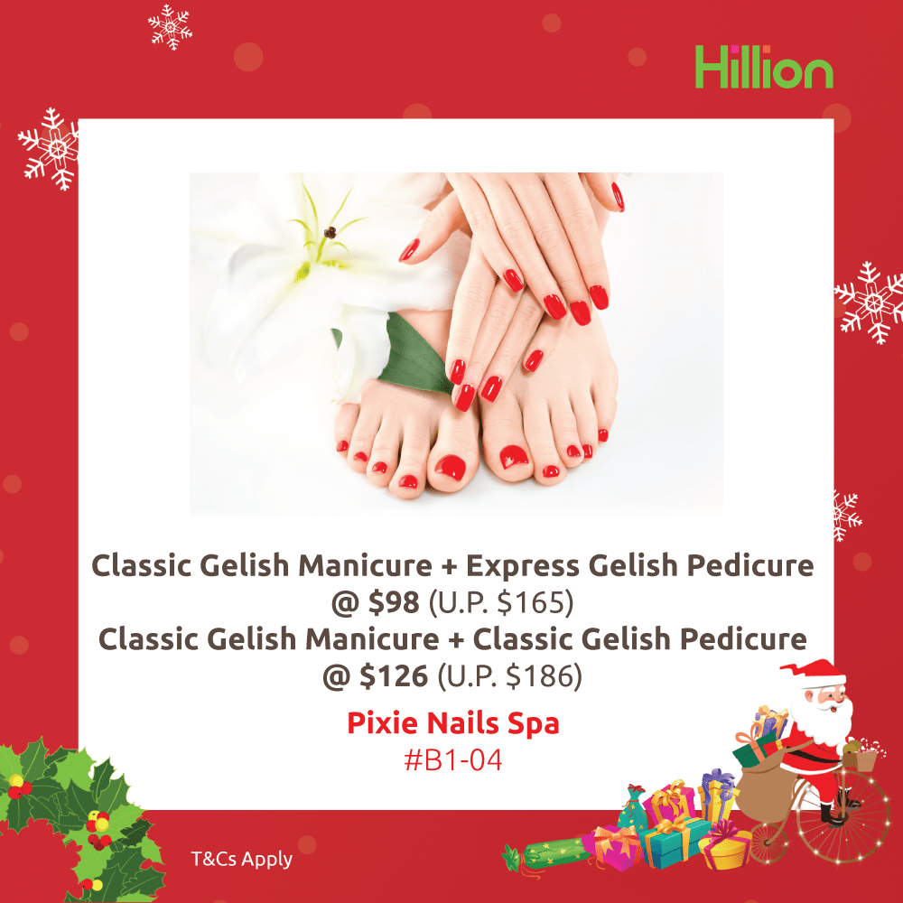Pixie Nail Spa Promotions Hillion Mall Singapore
