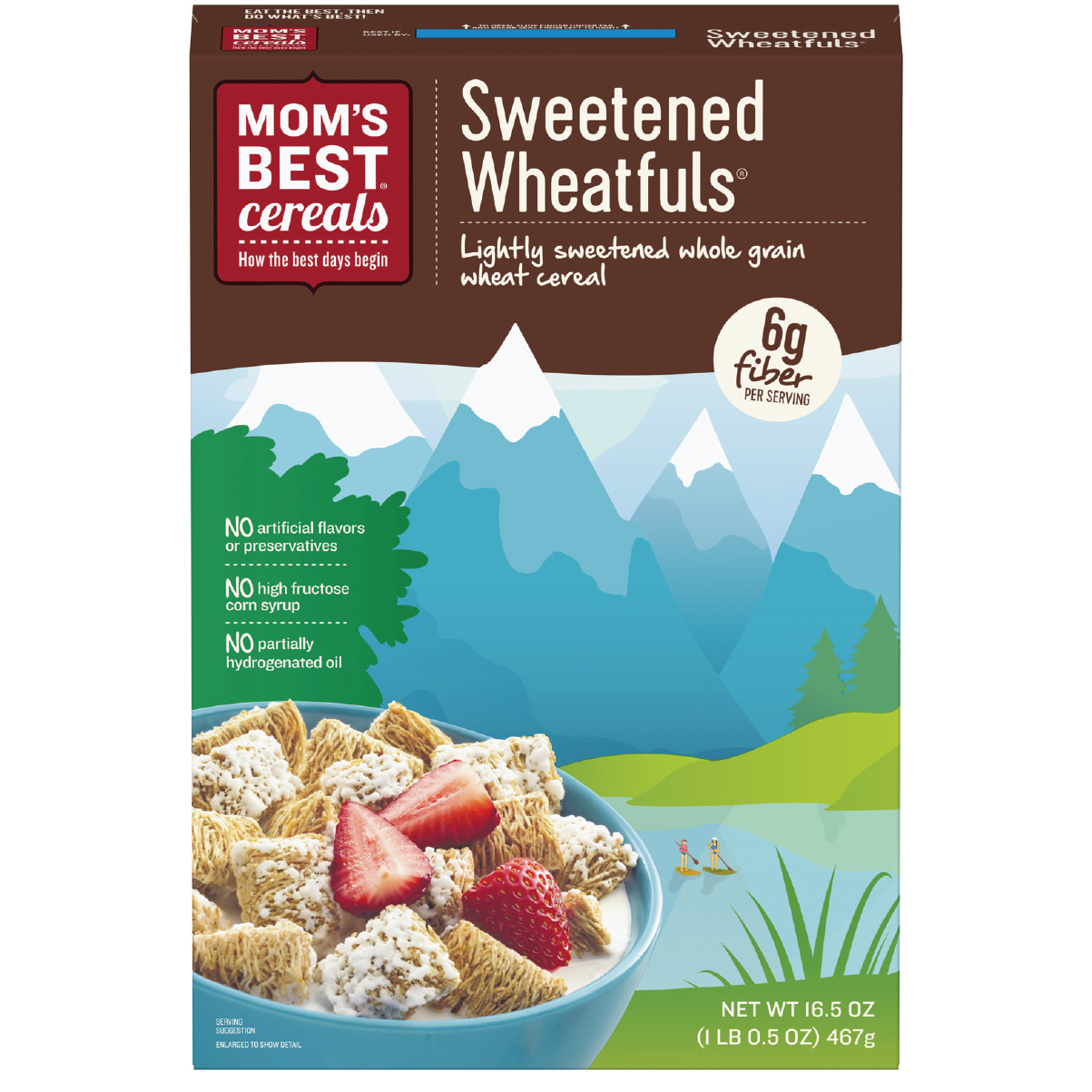 UNF454801 Mom',s Best® Cereal 454801 Sweetened WheatFuls® HILL &amp, MARKES