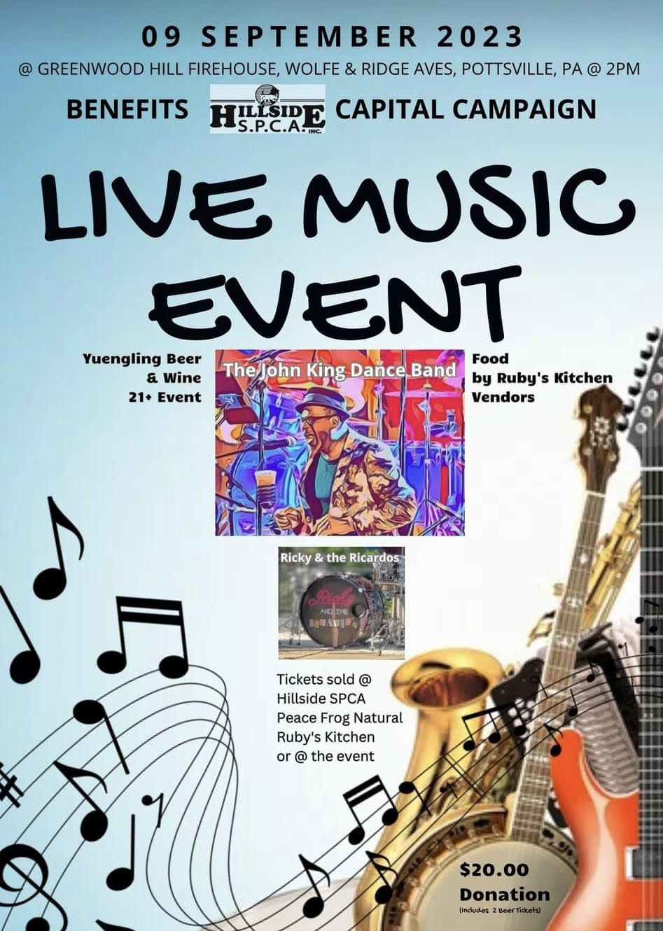 Hillside SPCA Capitol Campaign Benefit 09/23/2024 Hillside SPCA Capitol