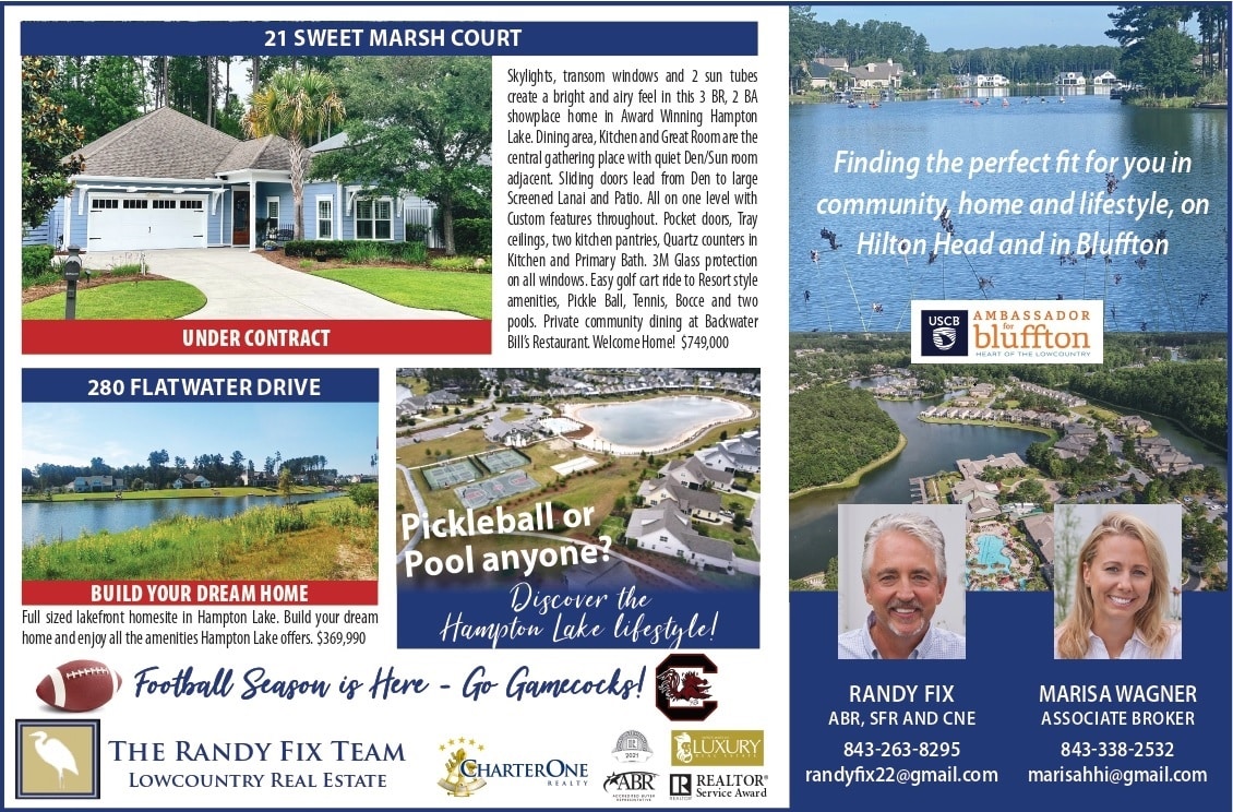 Hampton Lakes Real Estate Report The Randy Fix Team Hilton Head 360