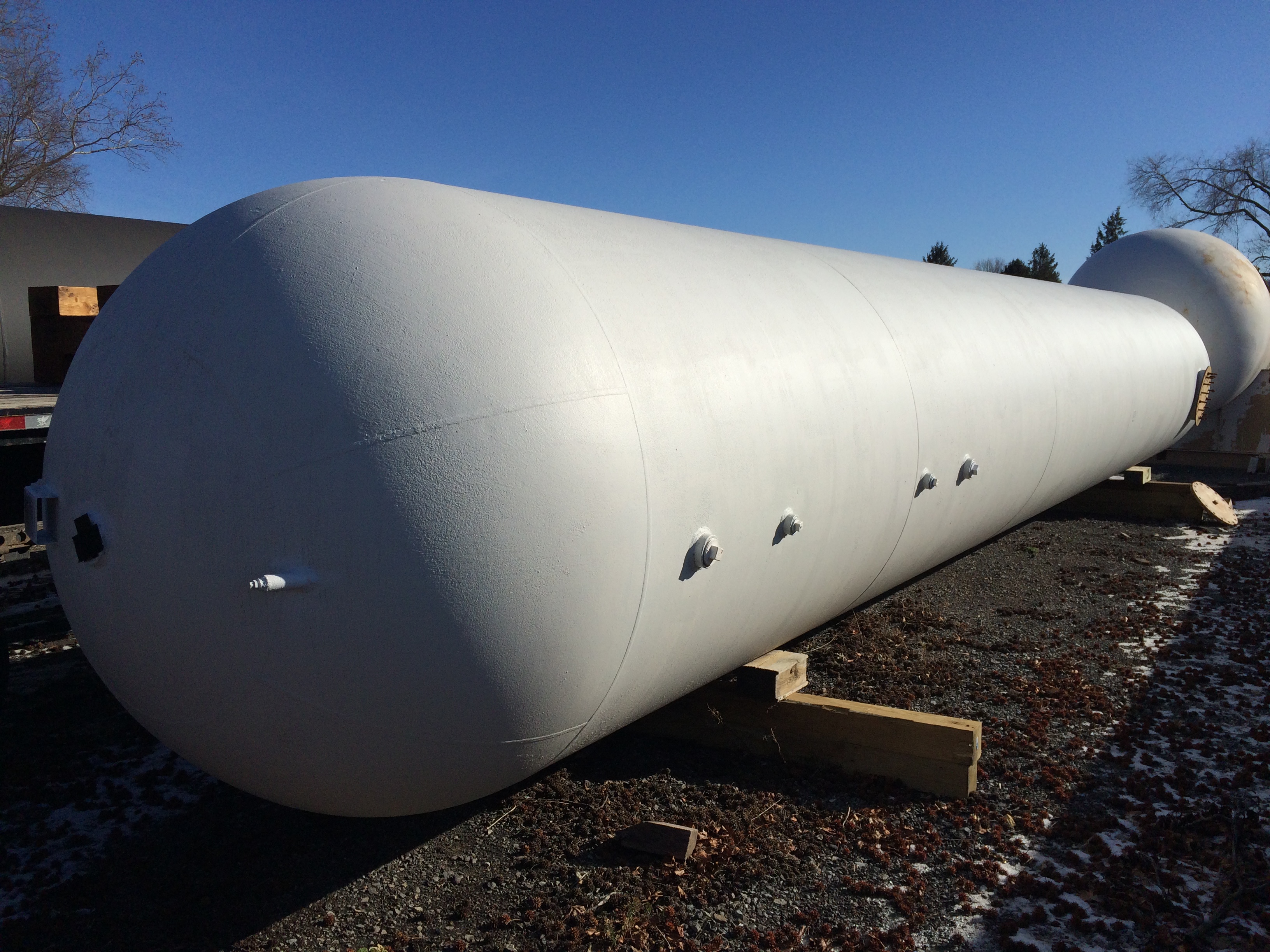 12000 gallon 1964 Delta Southern propane tank Hiltz Propane
