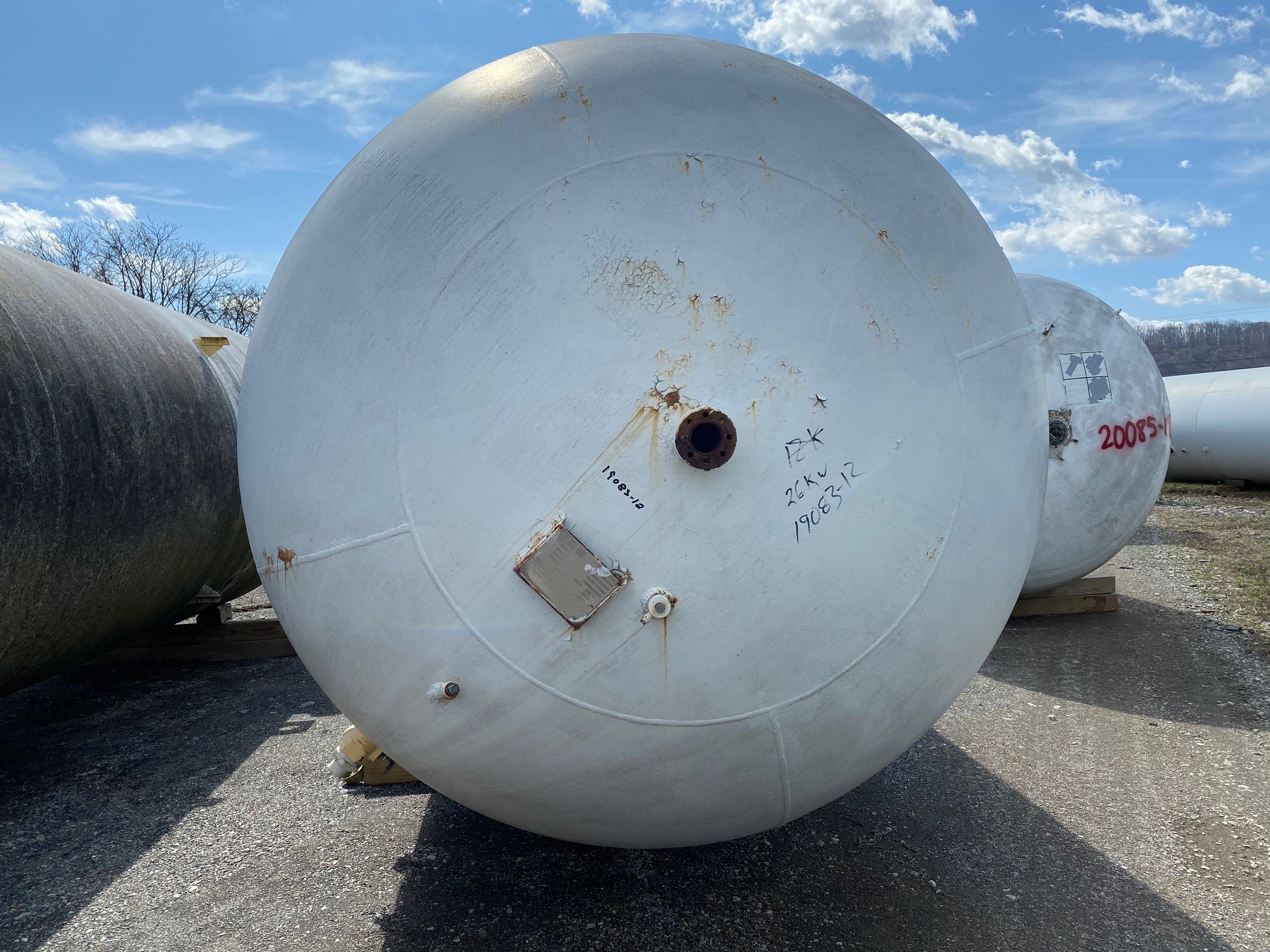 12000 gallon 1972 Beaird propane tank Hiltz Propane Systems