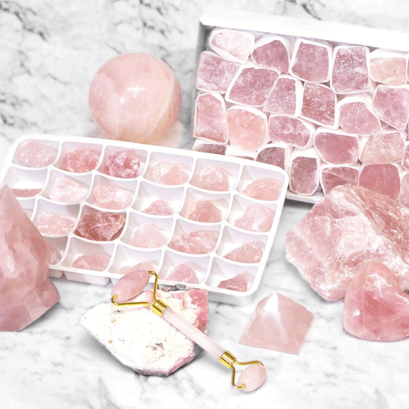 Rose Quartz Information Meaning & Uses Himalayan Salt Factory