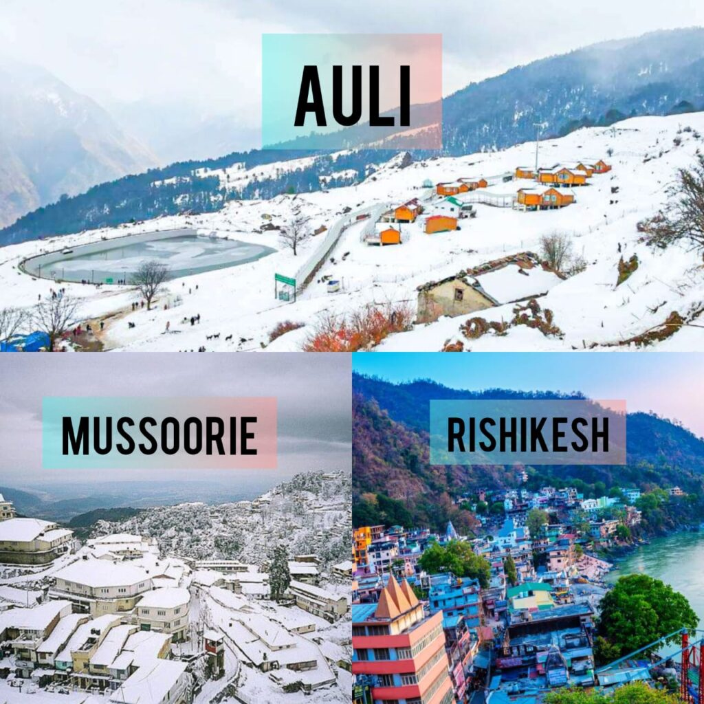 Auli With Mussoorie & Rishikesh Tour Package Himalayantop Travels