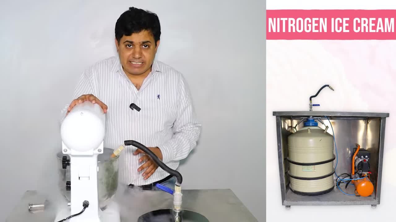 Nitrogen Ice Cream Machine Hindchef Pvt. Ltd.