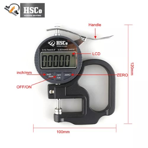 Electronic Thickness Gauge Hindustan Scale Company HSCo