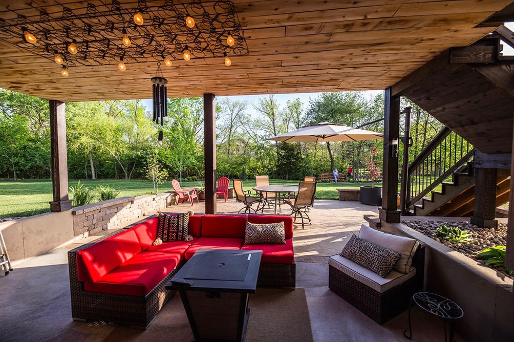 WalkUp to a WalkOut Basement Hinkle Hardscapes
