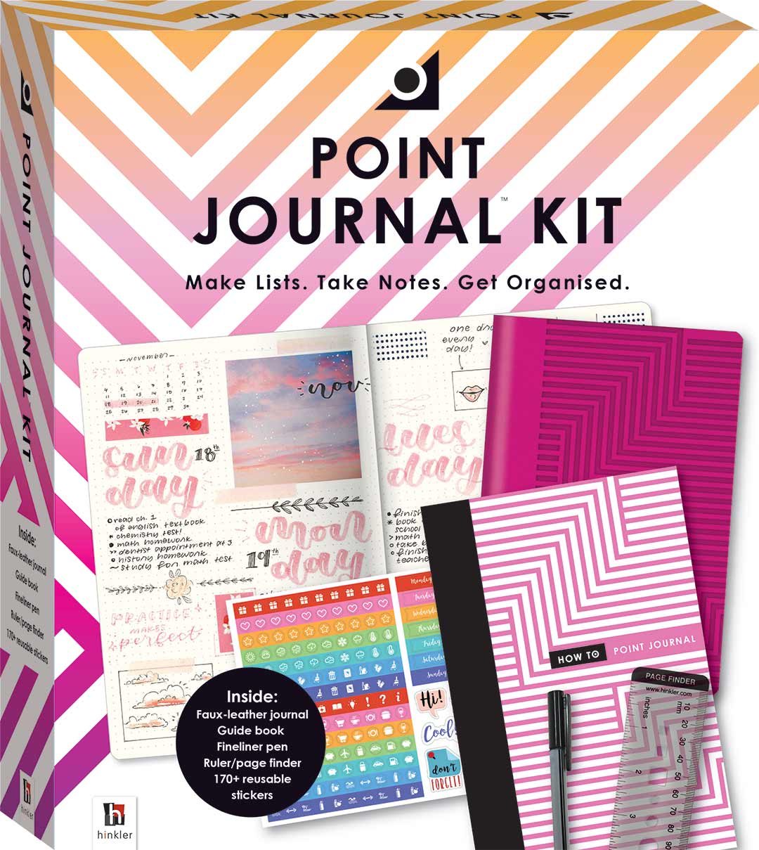 Point Journal Bullet Planner Kit Journals Books Adult Hinkler