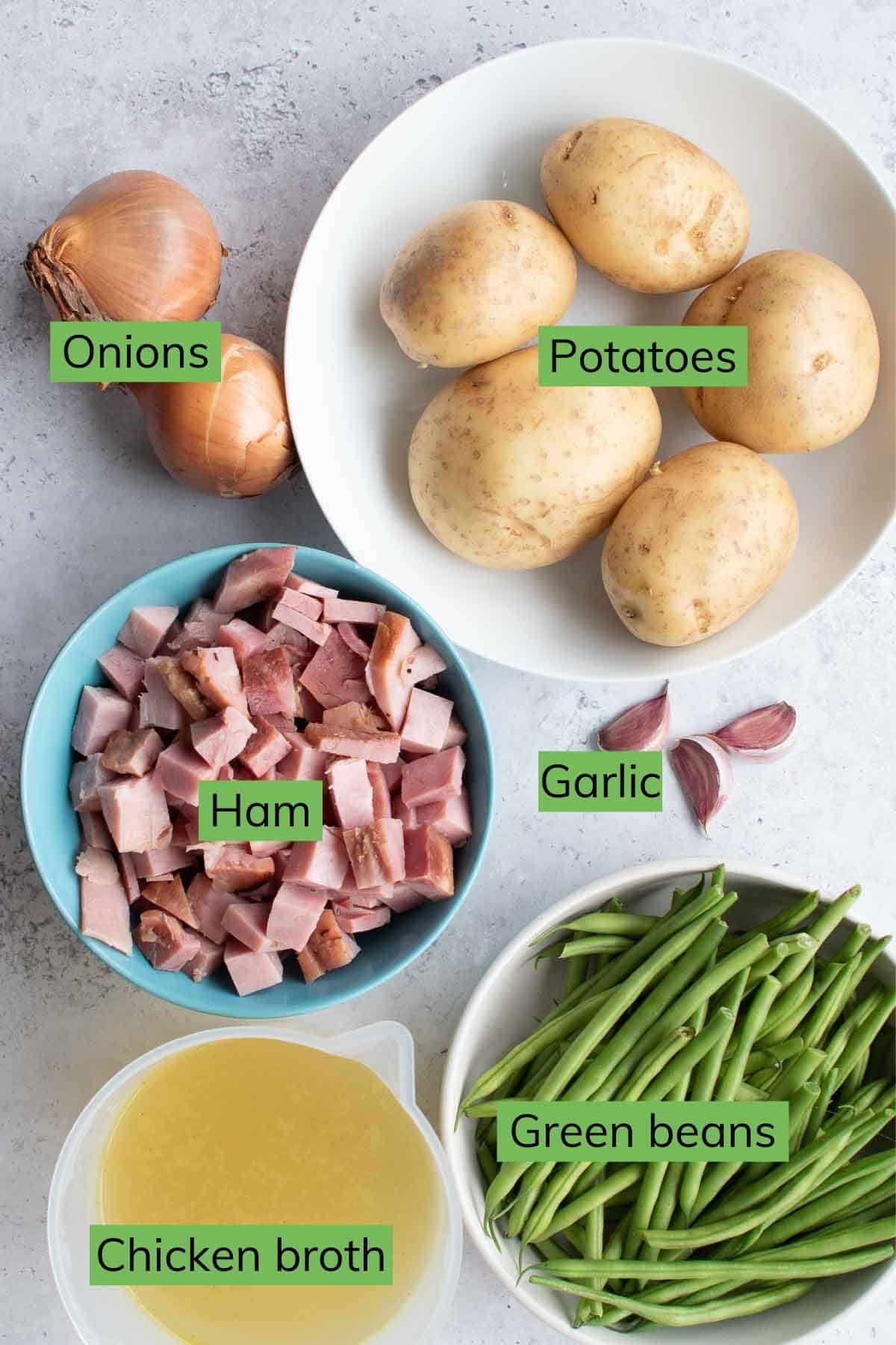 Leftover Ham Green Beans And Potatoes