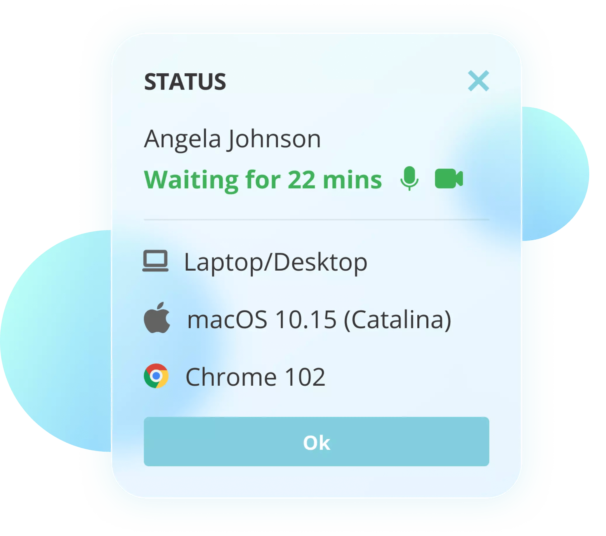 Client Queue HIPAA LINK Telehealth
