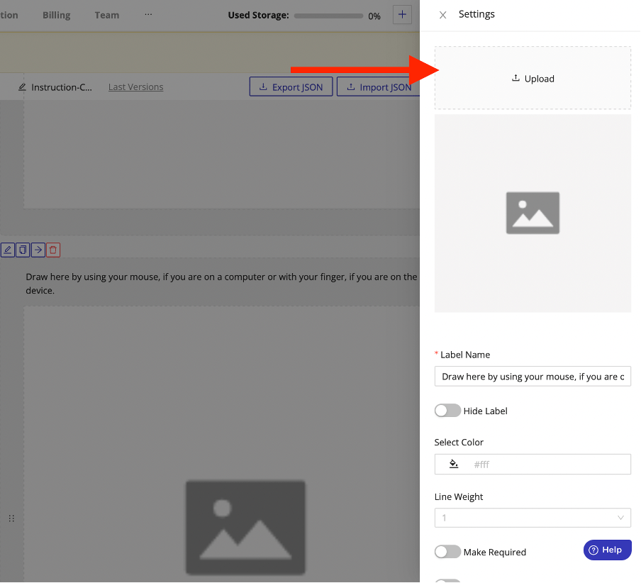 How to add Canvas to form HIPAAtizer