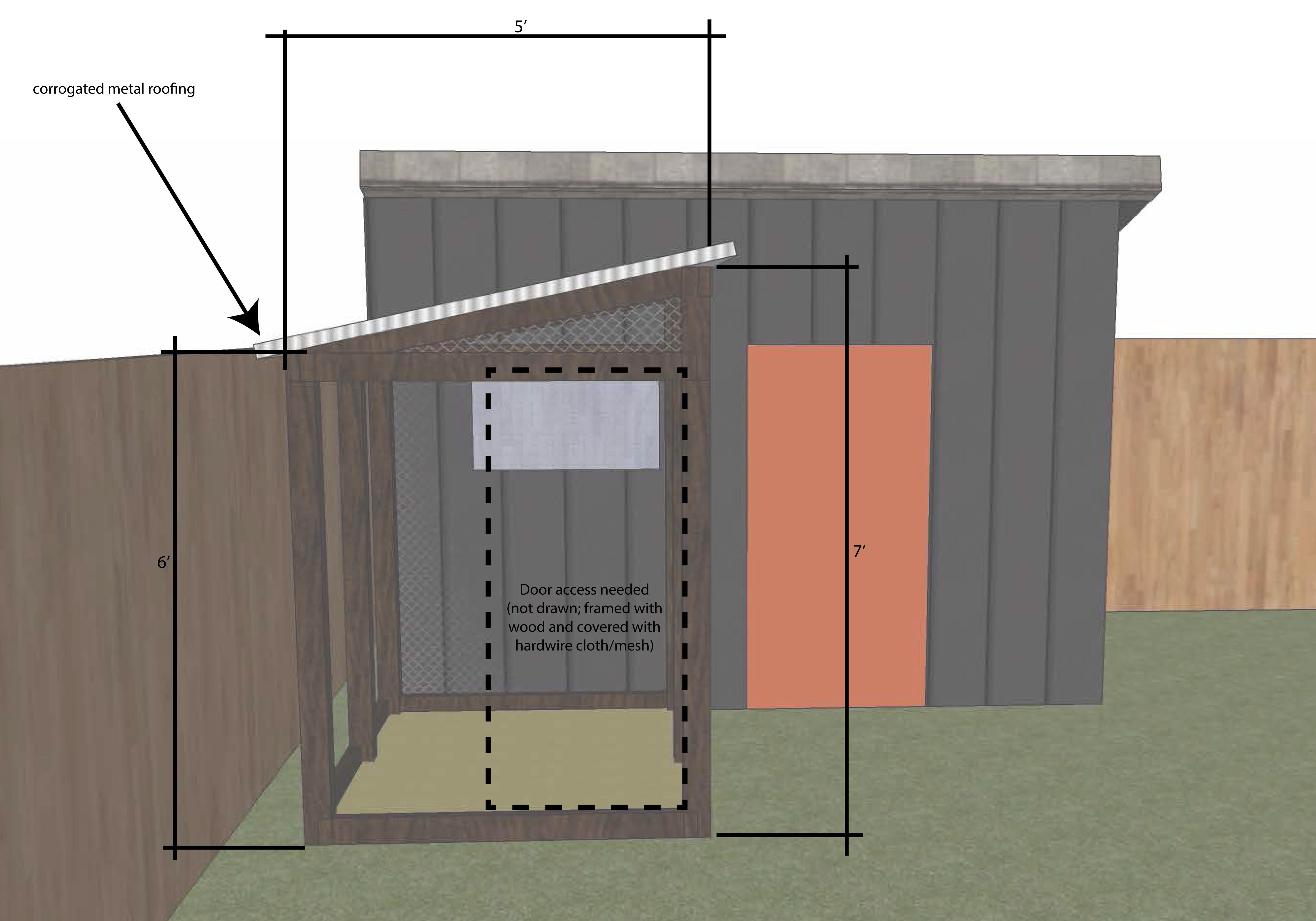 Chicken Coop Shed Combo Hip Chick Digs