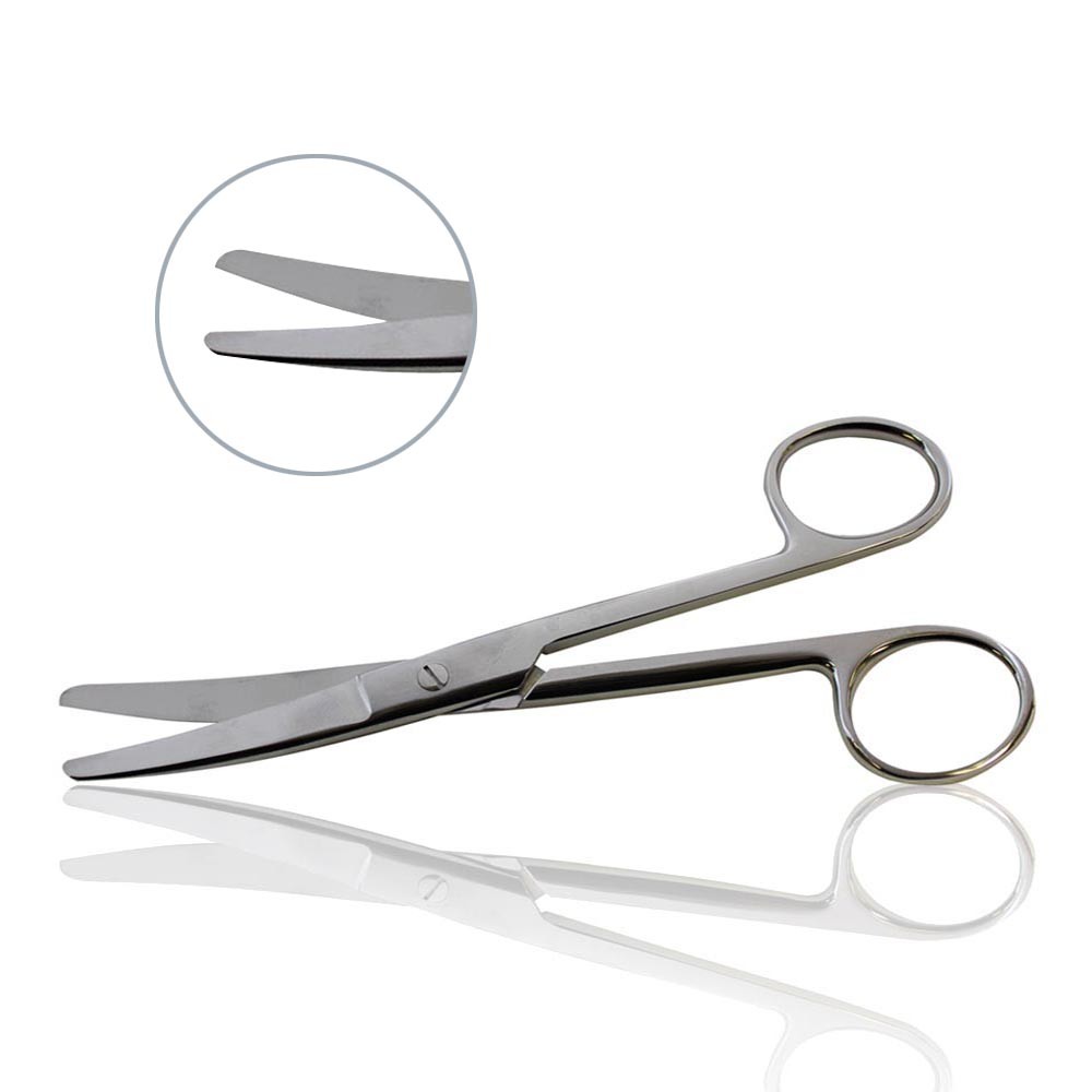 1DS1221 Dissection Scissors, Sharp Blunt Curved Hiplaas