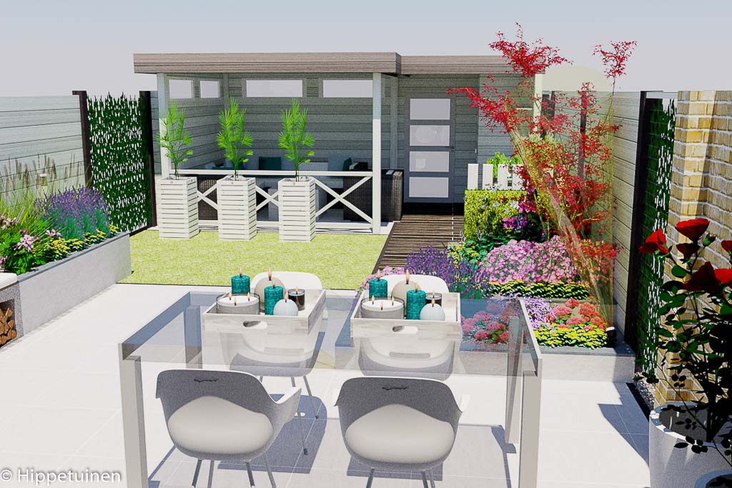 Tuinontwerp Overkapping Hippetuinen Tuinontwerp