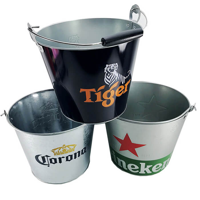 China HH0227 Budget Metal Beer Ice Buckets factory and manufacturers