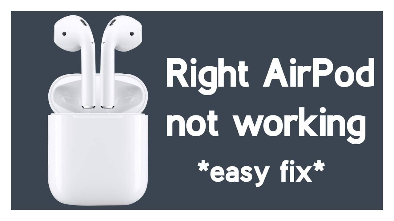 Fix One AirPod Not Working [GUIDE]