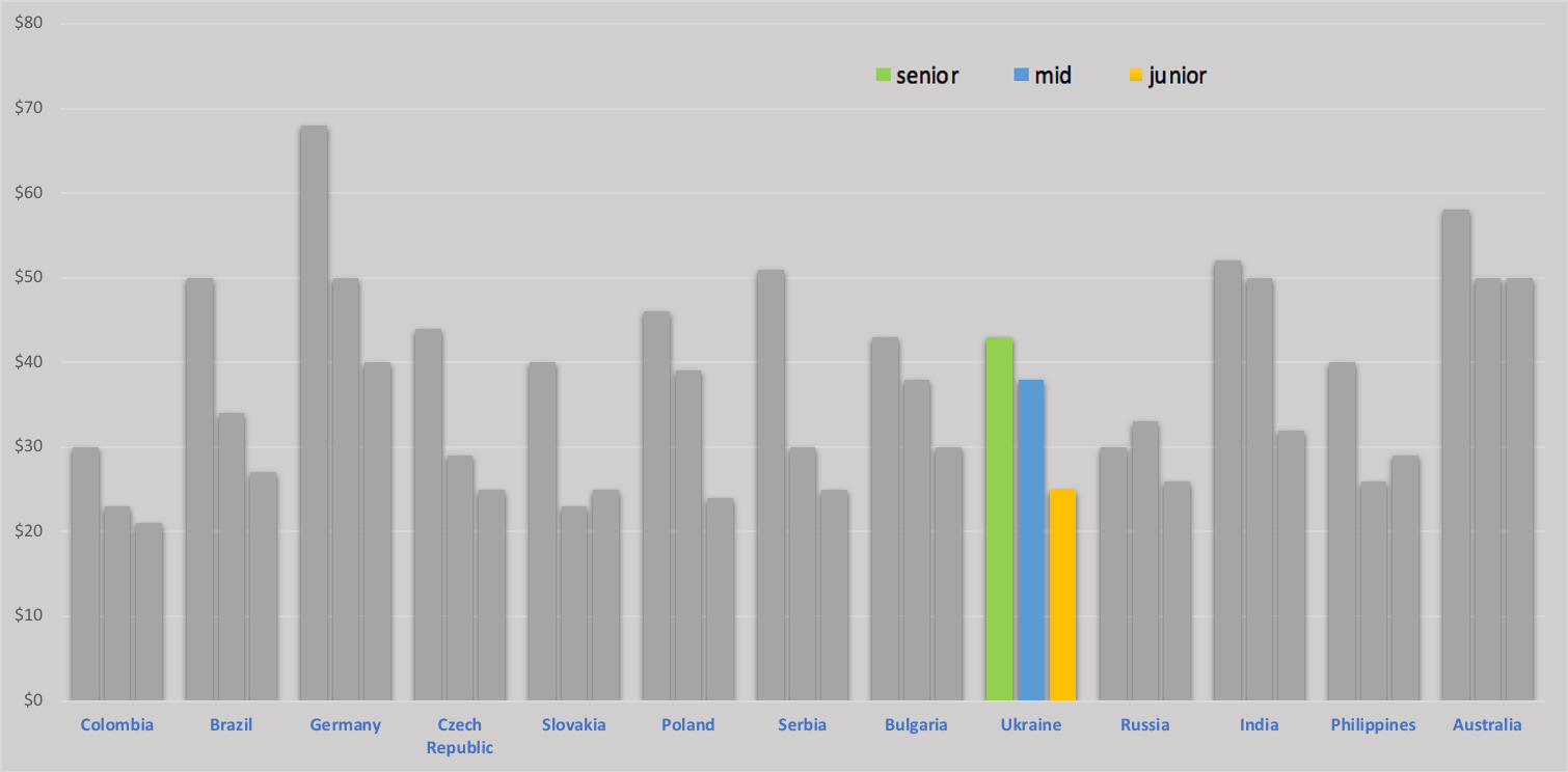 Assessment of Ukrainian Freelance Software Developers